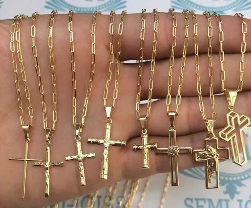 Cordão Banhada A Ouro 18k 70 Cm + Pulseira E Pingente
